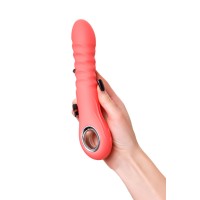 Стимулятор с функцией UP&DOWN Flovetta Flox, силикон, коралловый, 21,5 см