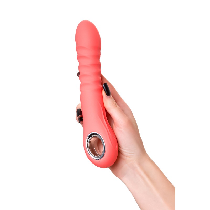Стимулятор с функцией UP&DOWN Flovetta Flox, силикон, коралловый, 21,5 см