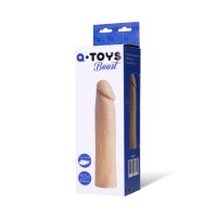 Насадка на пенис A-Toys by TOYFA, SoftSkin, телесный, 16,5 см
