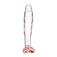 Нереалистичный фаллоимитатор Sexus Glass, стекло, прозрачный, 17,5 см