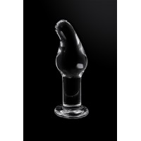 Анальная втулка Sexus Glass, стекло, прозрачная, 14,5 см, Ø 4 см