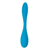 Стимулятор точки G с фиксацией формы Satisfyer G-Spot Flex 5 Connect App, голубой, 19,6 см