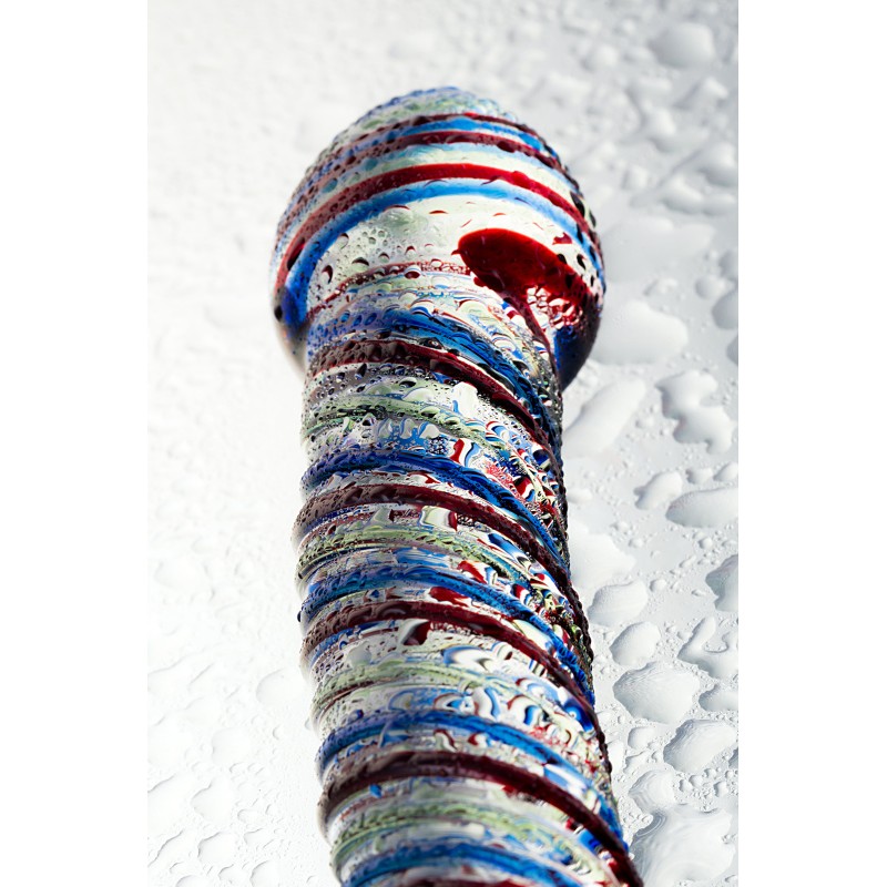 Нереалистичный фаллоимитатор Sexus Glass, стекло, прозрачный, 16,5 см