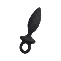Анальная пробка Erotist Strob S - size, силикон, черная, 11,7 см