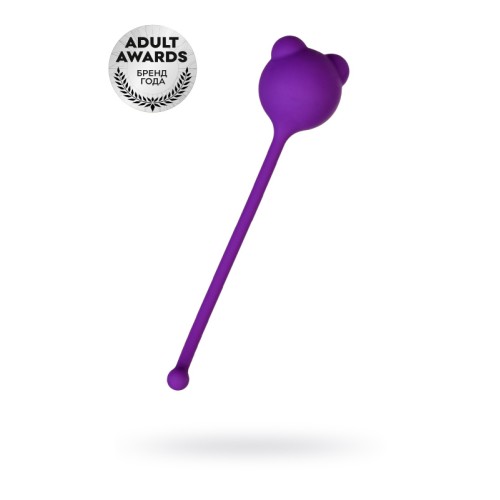 Вагинальный шарик A-Toys by TOYFA Tigo, силикон, фиолетовый, 12,4 см, Ø 2,7 см