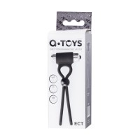 Лассо на пенис A-Toys by TOYFA Ect, силикон, черное, 14 см