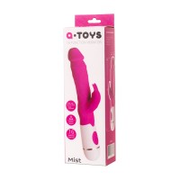 Нереалистичный вибратор A-Toys by TOYFA Mist, силикон, розовый, 25,4 см
