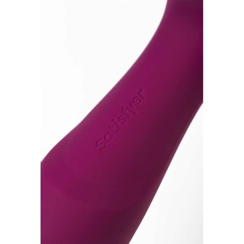 Вакуумный стимулятор клитора Satisfyer Pro 2 Generation 3, Connect App, бордовый, 16,4 см