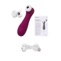 Вакуумный стимулятор клитора Satisfyer Pro 2 Generation 3, Connect App, бордовый, 16,4 см