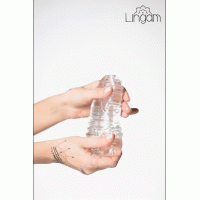 Мастурбатор нереалистичный Lingam by TOYFA Savitri, TPE, прозрачный, 14 см