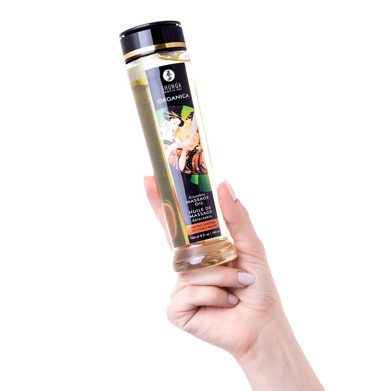 Масло массажное Shunga Organica «Миндальная сладость» (Almond Sweetness), 240 мл