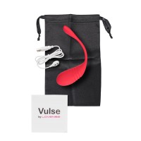 Виброяйцо LOVENSE Vulse, силикон, красный, 20,3 см