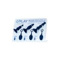 Комплект (Анальная вибровтулка O'Play 3 шт.+ Дисплей)