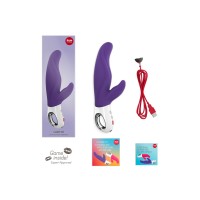 Вибратор Fun Factory LADY BI, силикон, фиолетовый, 22 см