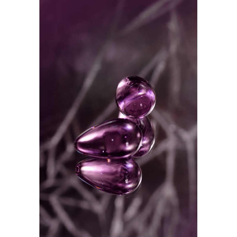 Вагинальные шарики Sexus Glass, стекло, розовые, Ø 2,7 см