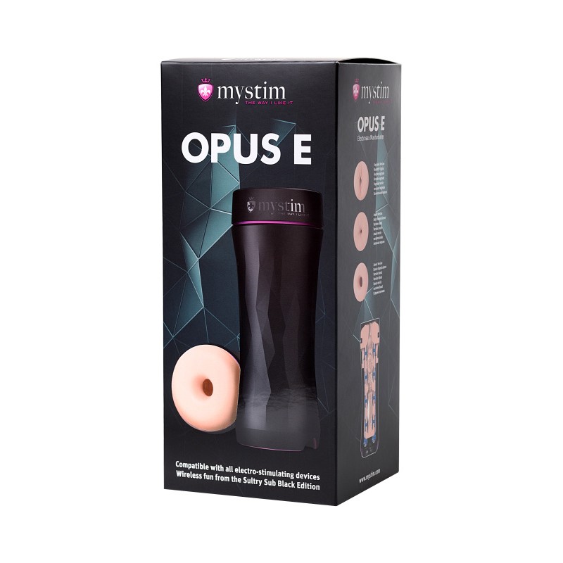 Фото MYSTIM Мастурбатор Mystim Opus E Donut,TPE, телесный, 21,5 см