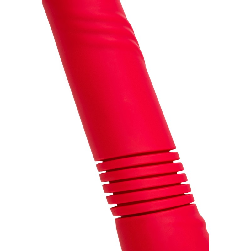Пульсатор Gravity Lovense TPE, красный, силикон, 25,9 см