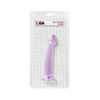 Нереалистичный фаллоимитатор Jelly Dildo S Toyfa Basic, TPE, фиолетовый, 15,5 см