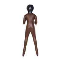 Кукла надувная Dolls-X by TOYFA Michelle, негритянка, с тремя отверстиями, 160 см