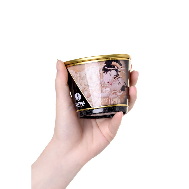 Массажное аромамасло в виде свечи Shunga «Желание. Ванильный фетиш» (Desire.Vanilla Fetish), 170 мл