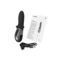Фото  Анальный вибратор с нагревом Satisfyer Hot Passion Connect App, силикон, черный, 18 см