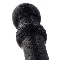 Нереалистичный фаллоимитатор Sexus Glass, стекло, черный, 19 см