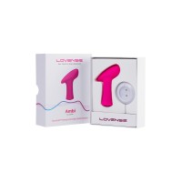 Вибропуля LOVENSE Ambi, силикон, розовая, 8,6 см