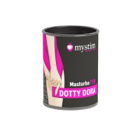 Мастурбатор Mystim MasturbaTIN Dotty Dora, TPE, белый, 4,5 см