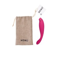Мешочек XOXO, текстиль, коричневый, 24,5*14 см
