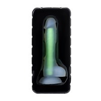 Фаллоимитатор, светящийся в темноте, Beyond by Toyfa Dick Glow, силикон, прозрачный, 18 см