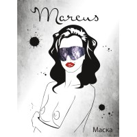 Кружевная маска TOYFA Marcus, розовая