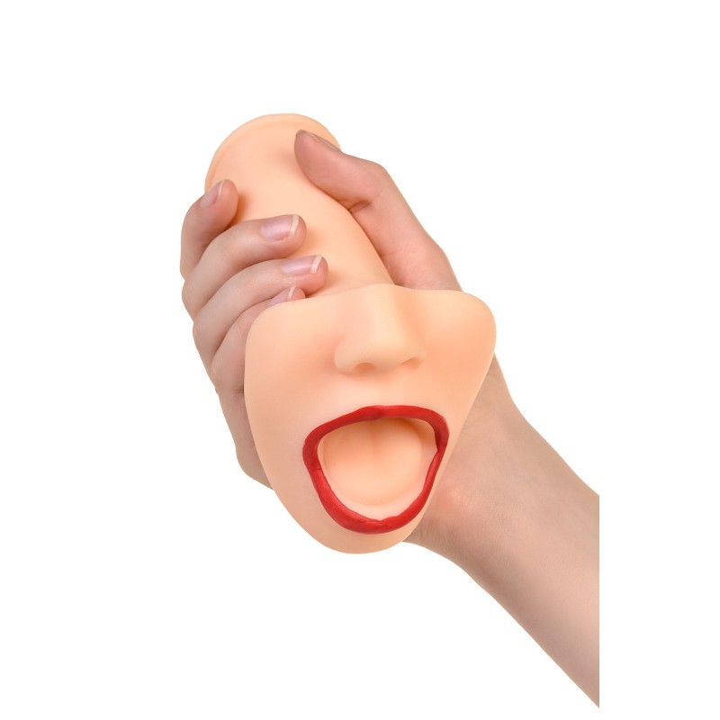 Мастурбатор реалистичный  TOYFA Juicy Pussy Juicy Lips, рот, TPR, телесный, 12,6 см