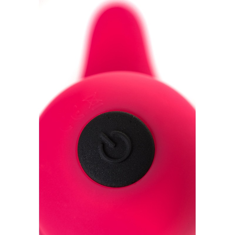Вибратор A-Toys by TOYFA с клиторальным стимулятором, силикон, розовый, 15 см