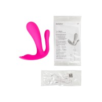 Вибратор для ношения с двойной стимуляцией Satisfyer Top Secret+ Connect App, розовый, 11 см