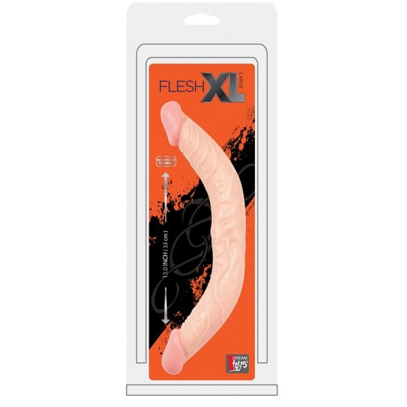 Фаллоимитатор реалистичный двойной FLESHXL 13 INCH DOUBLE DONG 33 см