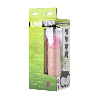 Страпон на креплении LoveToy UNI strap 7" Harness best of all с вибрацией, телесный