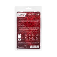 Пояс верности мужской Black&Red by TOYFA, ABS пластик, черный, 10 см