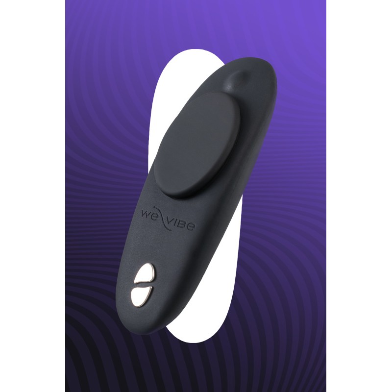 Клиторальный стимулятор WE-VIBE Moxie силикон, черный, 9,2 см