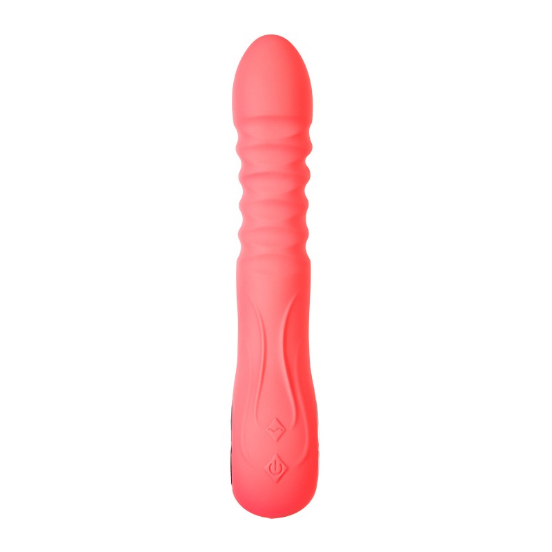 Стимулятор с функцией UP&DOWN Flovetta Flox, силикон, коралловый, 21,5 см