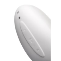 Вакуум-волновой стимулятор клитора с вибрацией Satisfyer Vulva Lover 2, силикон, белый, 11,9 см