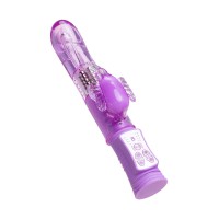 Вибратор с клиторальным стимулятором A-Toys by TOYFA High-Tech fantasy, TPE, фиолетовый, 22,4 см