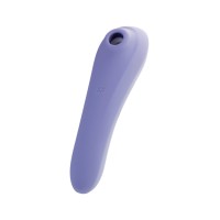 Вакуум-волновой стимулятор клитора Satisfyer Dual Pleasure Connect App, силикон, сиреневый, 17,9 см