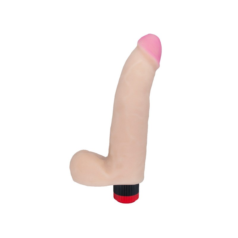 Вибромассажёр-реалистик ANDROID Long LoveToy, TPR, телесный, 17 см