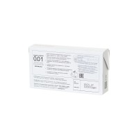 Презервативы Sagami, original 0.01, полиуретан, 17 см, 5,5 см, 5 шт.