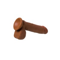 Реалистичный ротатор RealStick Elite Mulatto, коричневый, 16 см