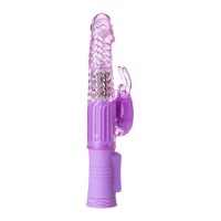 Вибратор с клиторальным стимулятором A-Toys by TOYFA High-Tech fantasy, TPE, фиолетовый, 22, 5 см