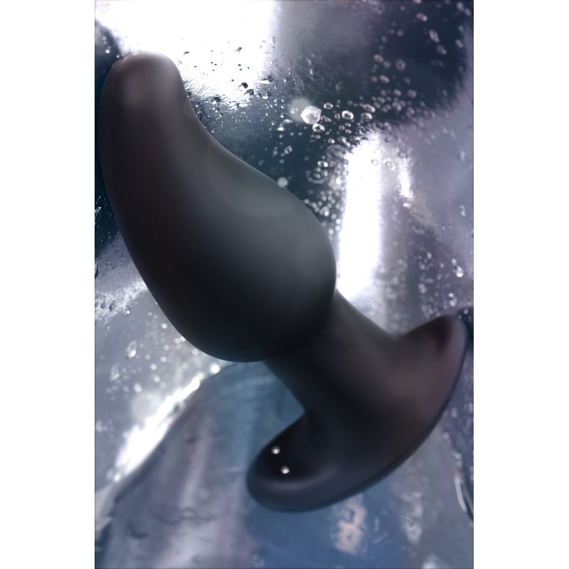Анальная втулка Erotist Hurricane с эффектом римминга, силикон, черный, 14 см