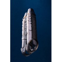 Насадка XLover by TOYFA, для увеличения размера, TPE, черная, 15,5 см