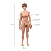 Кукла реалистичная  Jimmy, TPE, телесная, 160 см