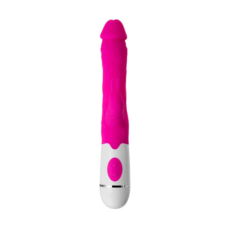 Нереалистичный вибратор A-Toys by TOYFA Mist, силикон, розовый, 25,4 см